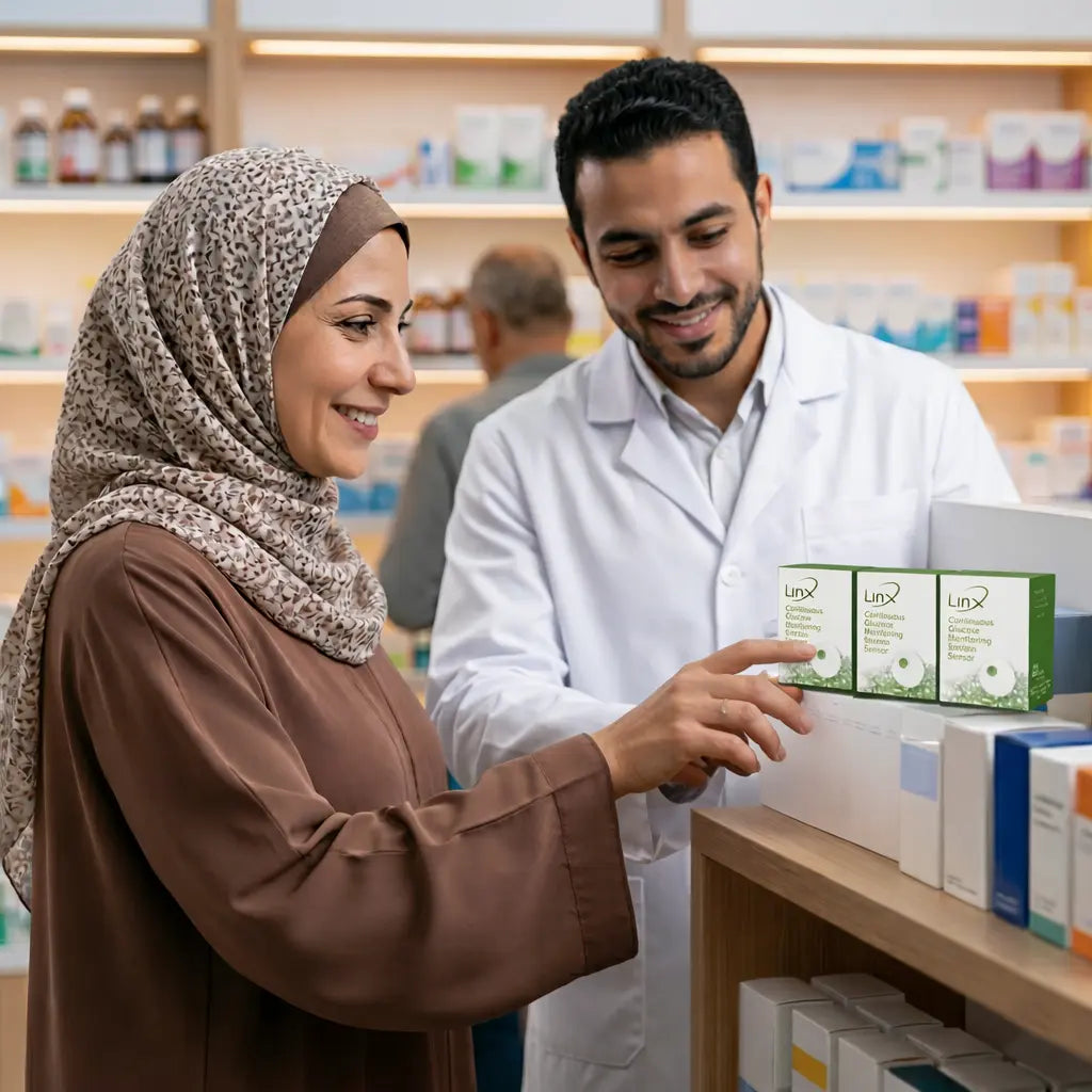 A mother of a diabetic child, following a pharmacist's advice and online research, picks the Linx sensor, finding it superior to all others in the market.